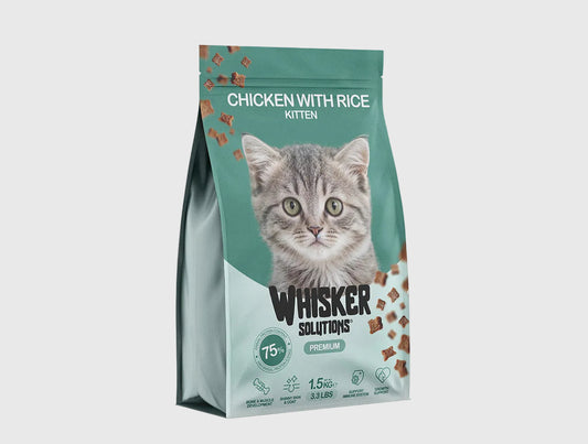 Whisker Solutions Kitten Chicken with Rice