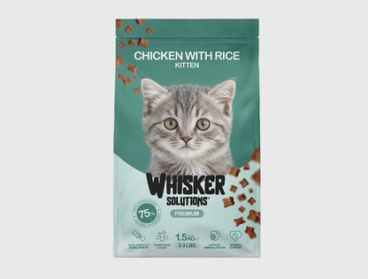 Whisker Solutions Kitten Chicken with Rice