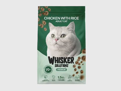 Whisker Solutions Adult Cat Chicken with Rice
